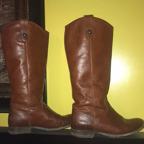 Frye Shoes - Frye Leather Melissa riding boots size 8.5b